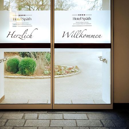 באד וינדסהיים Hotel Am Kurpark Spaeth מראה חיצוני תמונה